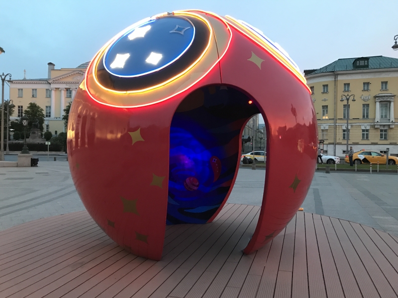 Инсталляция на Манежной площади для Чемпионата мира по футболу 2018